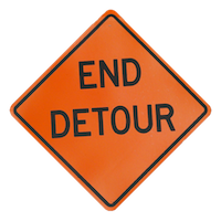 Detour sign